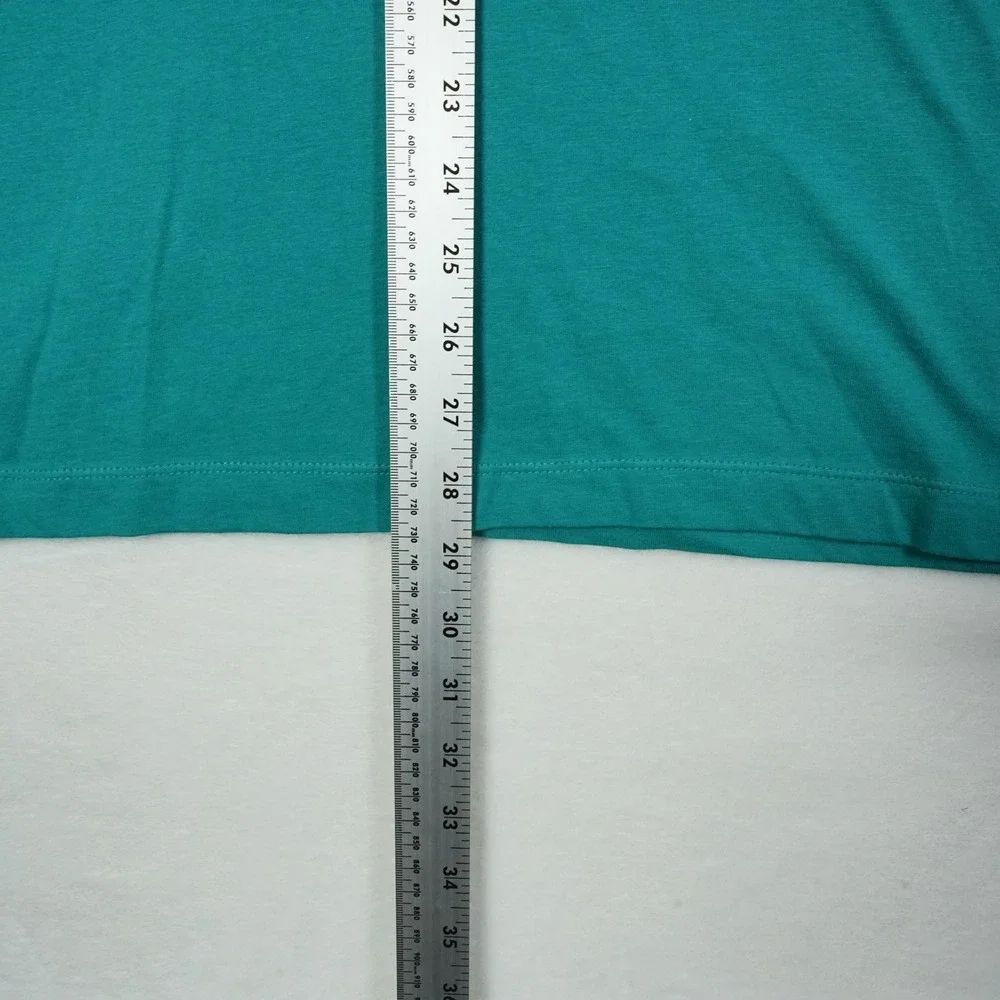 True Religion Men's Teal Blue Box Logo‎ Graphic T Shirt Size Large NWT